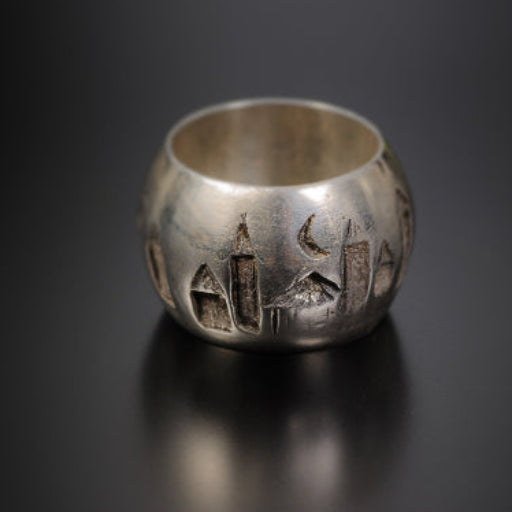 Silver Ring Houses with gold sun - Juvelisto - Ring - Juvelisto Design - 2