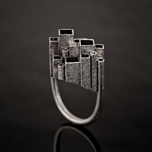 Skyscraper Silver Ring - Juvelisto - Ring - Juvelisto Design - 1