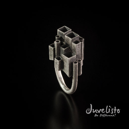 Skyscraper Silver Ring - Juvelisto - Ring - Juvelisto Design - 2