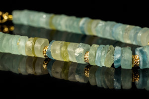 JDC Aquamarine Necklace w 18kt Yellow Gold - Juvelisto - Necklace - Juvelisto Design - 4