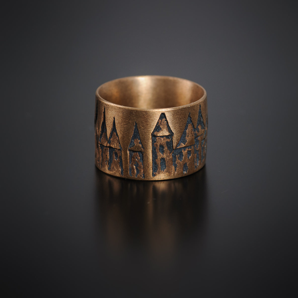 House Ring, Flat Bronze - Juvelisto - Ring - Juvelisto Design - 1
