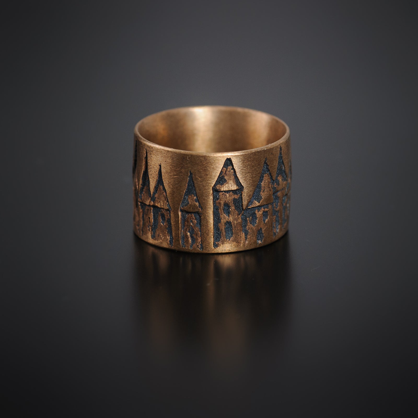 House Ring, Flat Bronze - Juvelisto - Ring - Juvelisto Design - 1