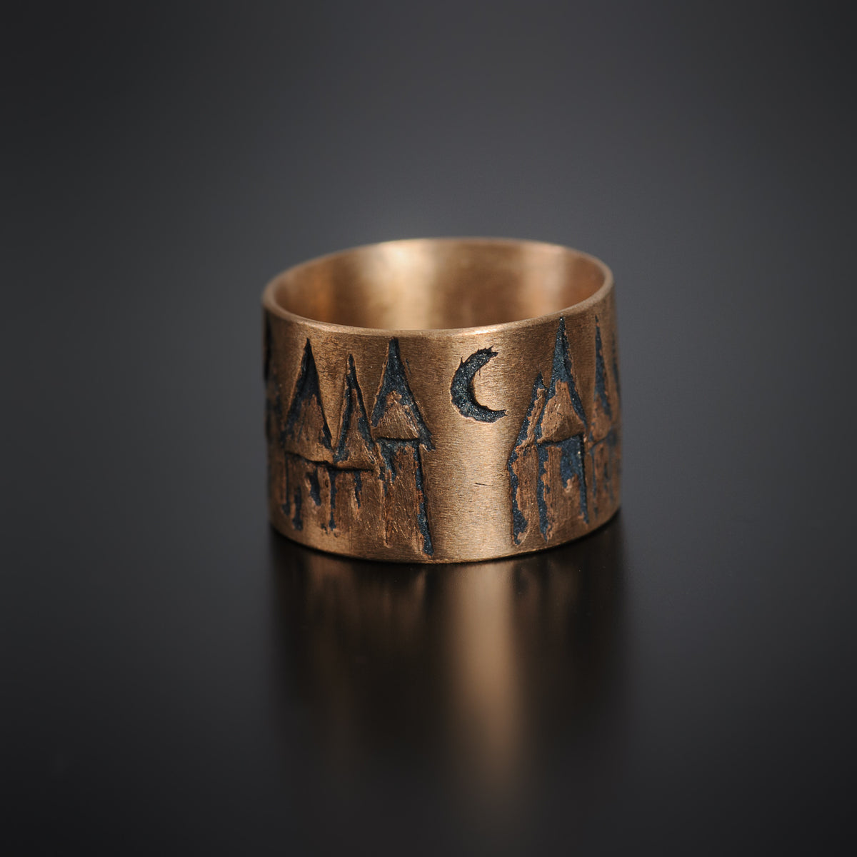 House Ring, Flat Bronze - Juvelisto - Ring - Juvelisto Design - 2