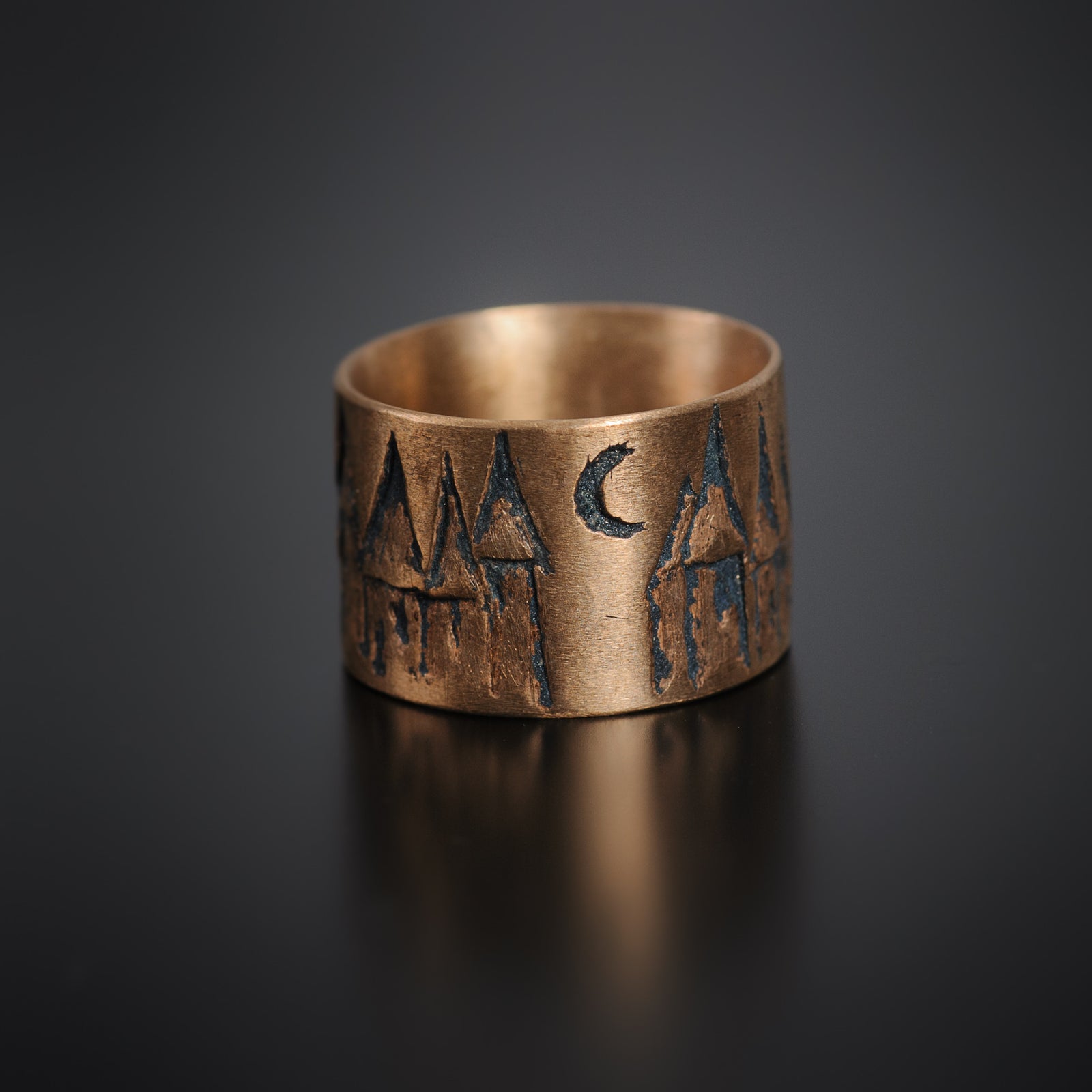 House Ring, Flat Bronze - Juvelisto - Ring - Juvelisto Design - 1