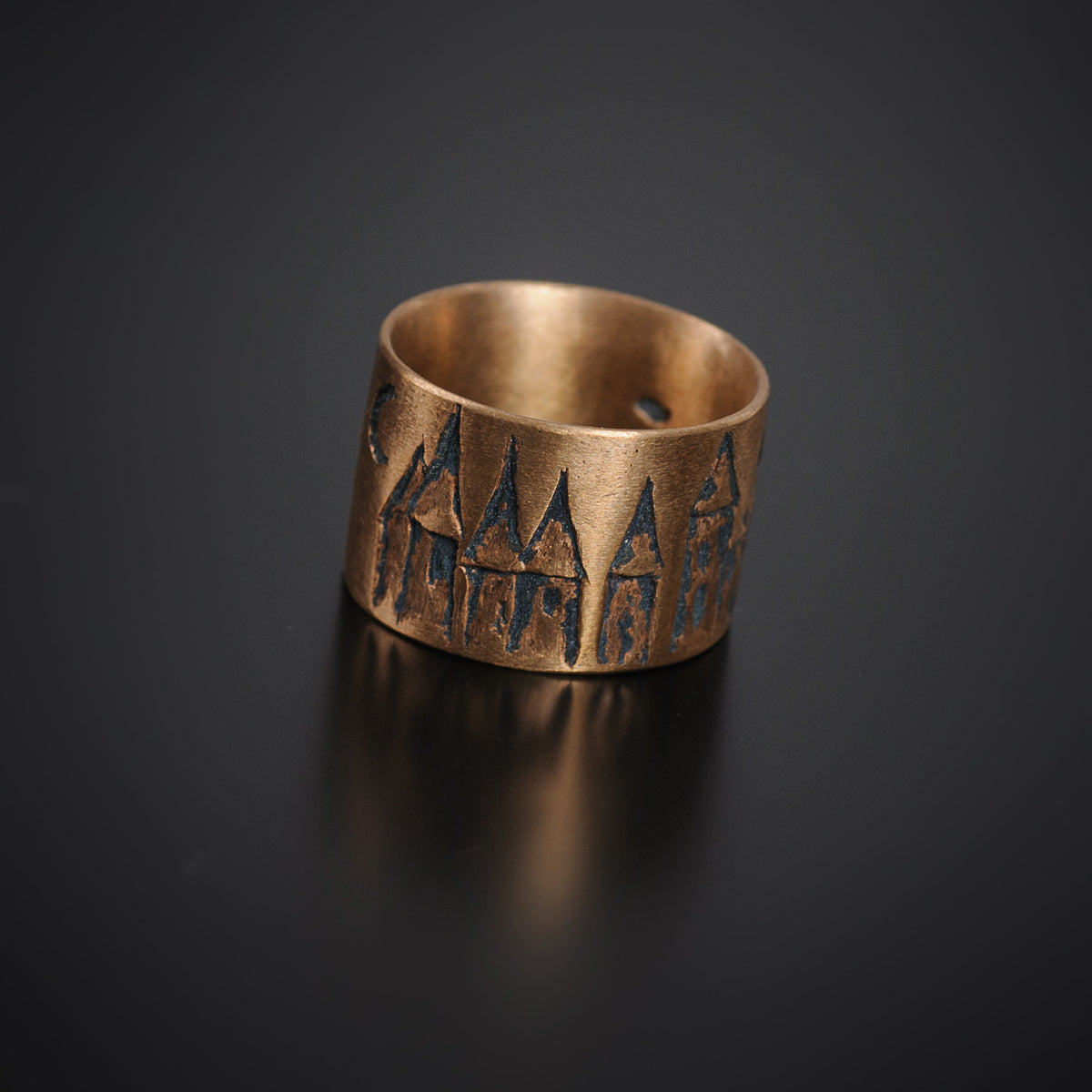 House Ring, Flat Bronze - Juvelisto - Ring - Juvelisto Design - 3