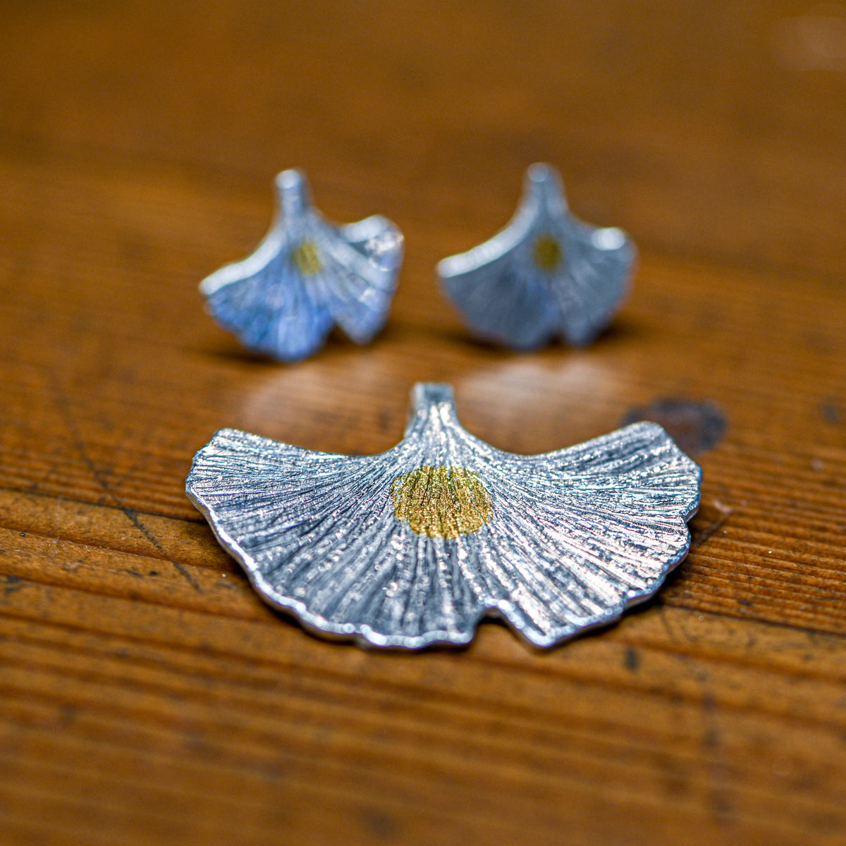 Keum-Boo Earrings workshop sample
