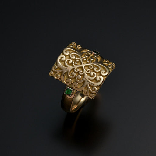 Ring - JDC 14kt Tsavorite Gold Ring